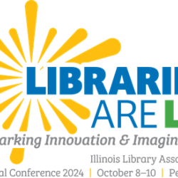 Libraries are Lit with a yellow spark design in the background.